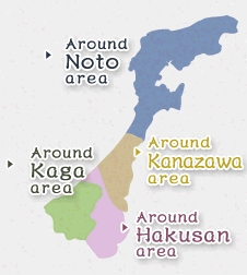 Map of Ishikawa Prefecture